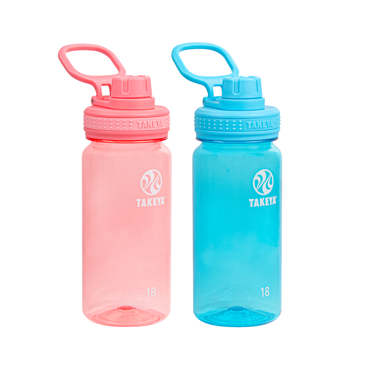 tritan-water-bottle-bundle-with-spout-lid-2-pack-y8 51475-Tritan-Spout-18-2pk-FlutterPink-BreezyBlue-Front_1.png