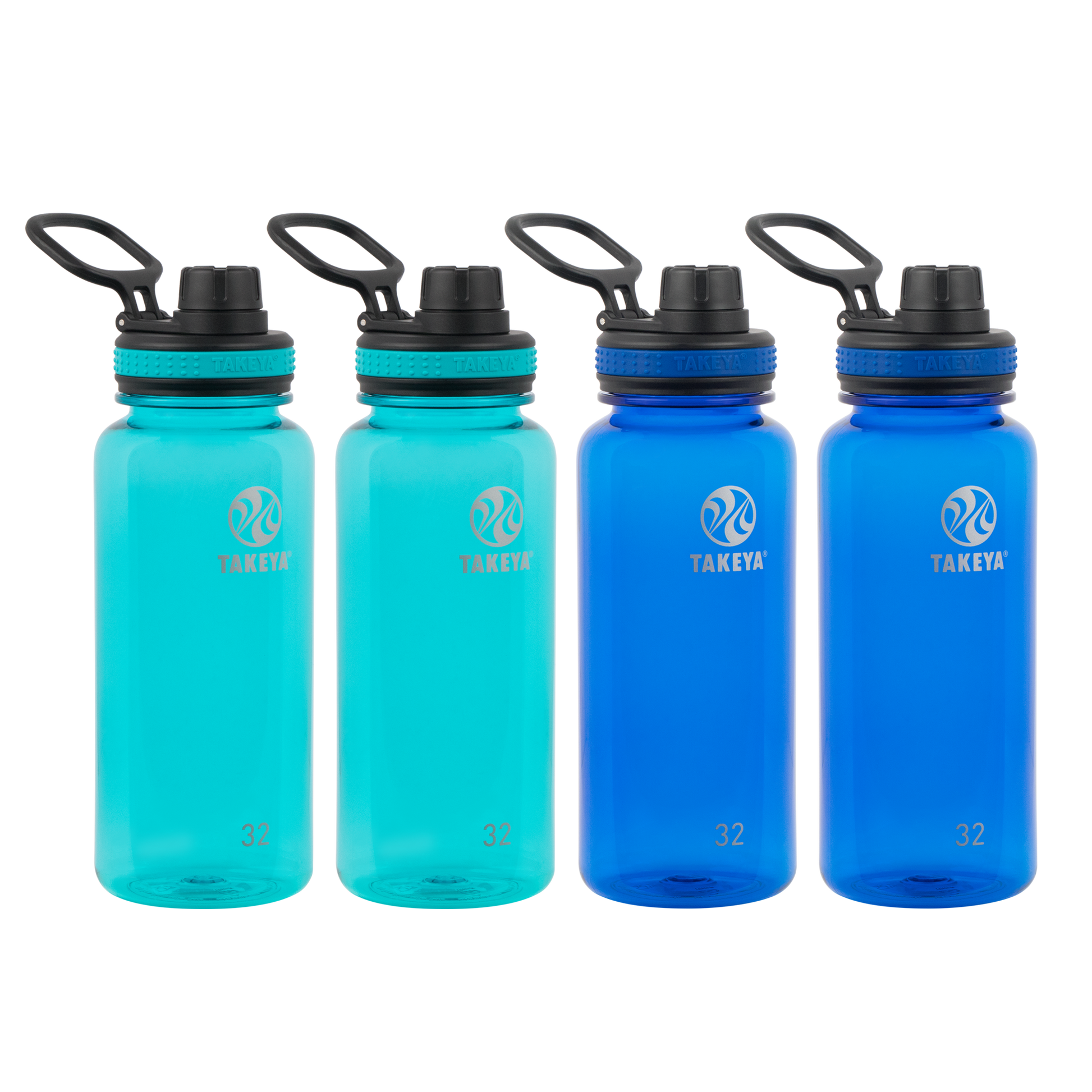 tritan-water-bottle-with-spout-lid-4-pack-b3 50276-Tritan-Spout-32-4pk-Ocean-Royal-angle.png