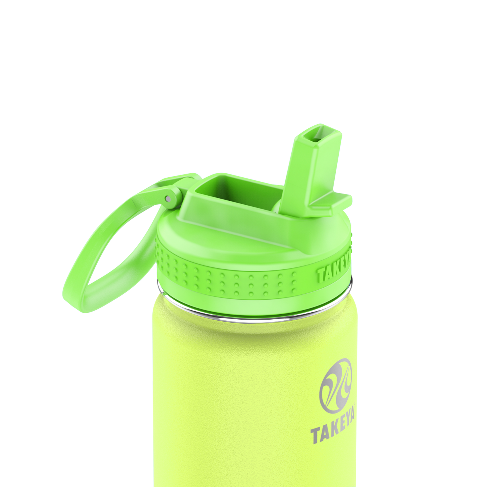 actives-kids-glow-in-the-dark-water-bottle-with-straw-lid-f3 51075-Actives-Kids-Straw-18-GID-LightningGreen-closeup.png