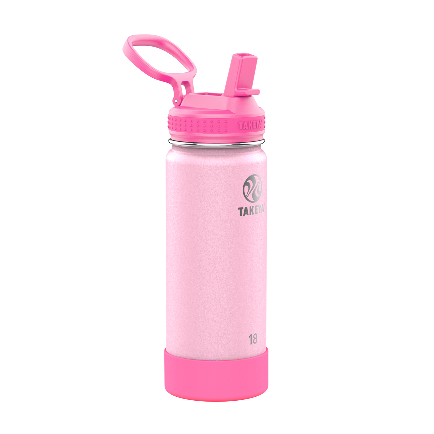 actives-kids-glow-in-the-dark-water-bottle-with-straw-lid-f3 51076-Actives-Kids-Straw-18-GID-SummerGlowPink-angle.png