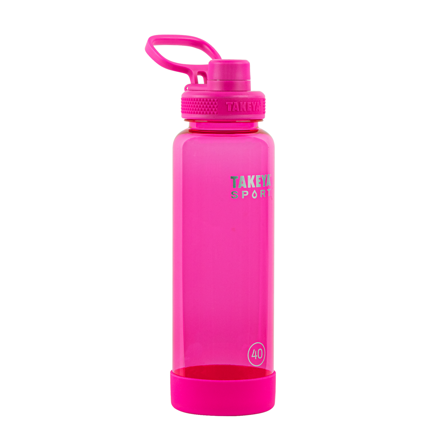 tritan-sport-water-bottle-with-spout-lid-l3 52030-TKS-Tritan-Spout-40-PinkSweep-frontangle.png