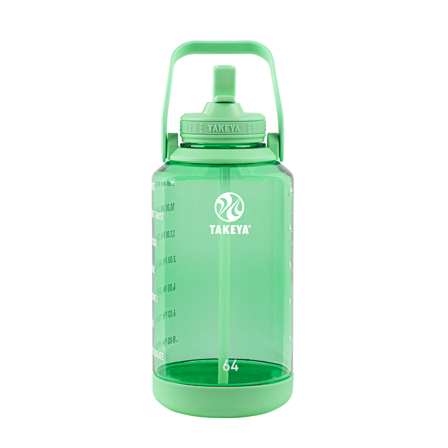 tritan-motivational-water-bottle-with-straw-lid-a2 54101-Tritan-Straw-Motivational-64-PistactioGreen-front.png