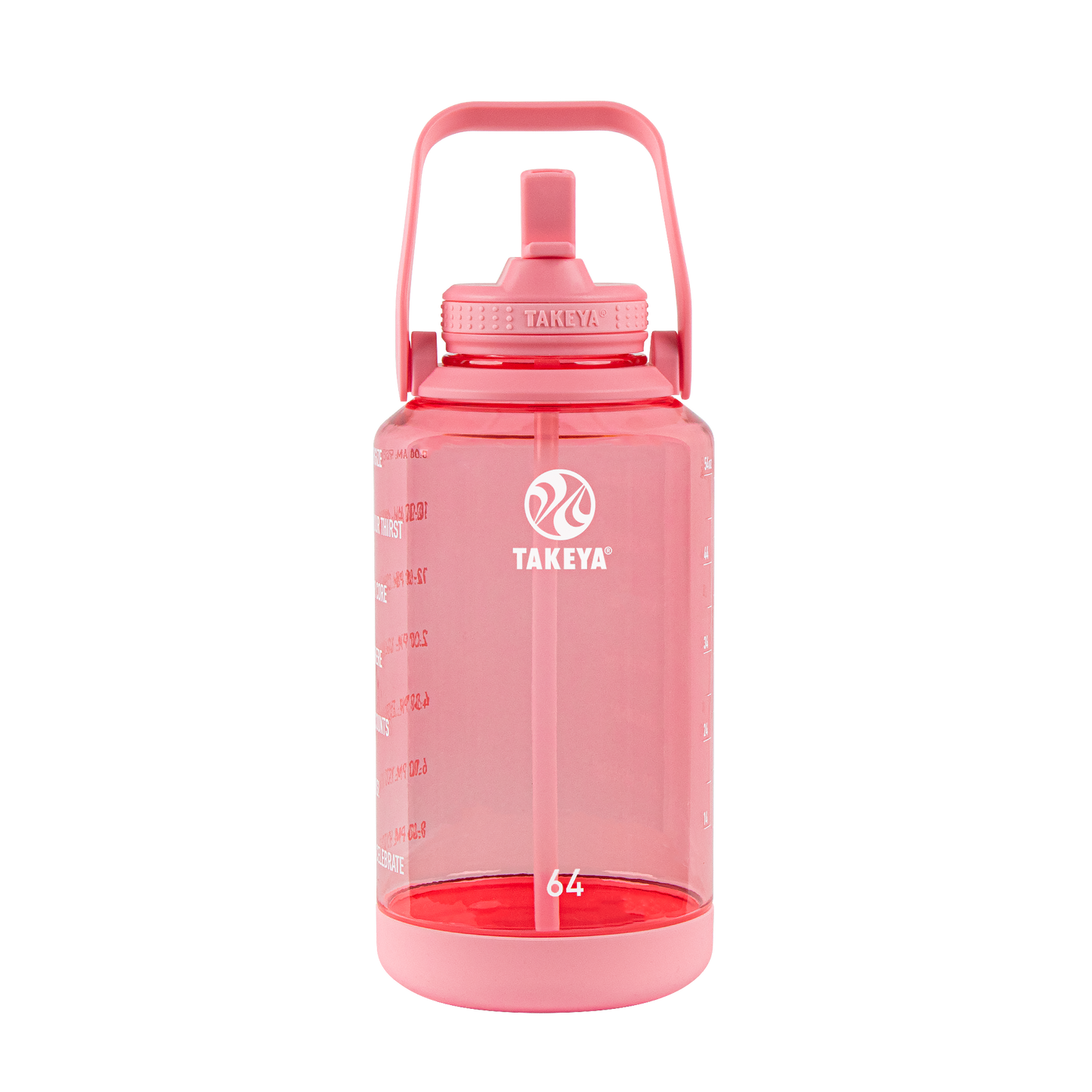 tritan-motivational-water-bottle-with-straw-lid-a2 54143-Tritan-Straw-Motivational-64-FlutterPink-front.png