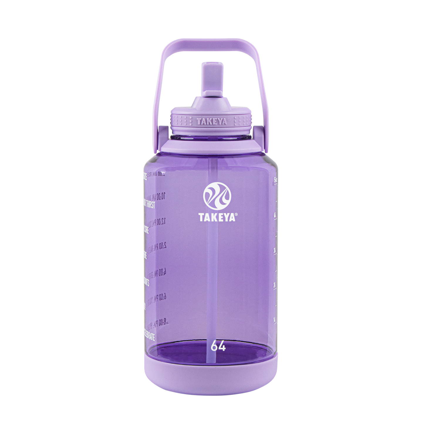tritan-motivational-water-bottle-with-straw-lid-a2 54144-Tritan-Straw-Motivational-64-VivacityPurple-front.png