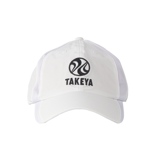 takeya-sport-vented-adjustable-hat-i6 97285-TK-PB-Hat-White-Front.png